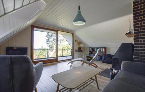 Posezení v ubytování Two-Bedroom Holiday Home In Nykobing Sj