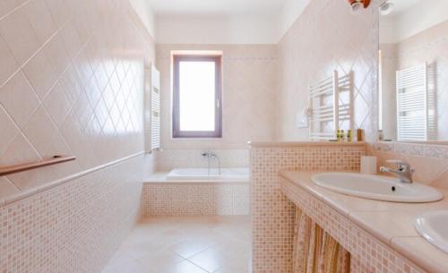 Koupelna v ubytování Villa Degli Ulivi