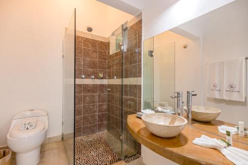 Ванная комната в Hotel Rockaway