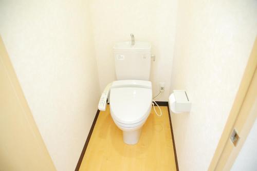 a bathroom with a toilet in a small room at I・ecoⅢ（アイエコスリー） in Niigata