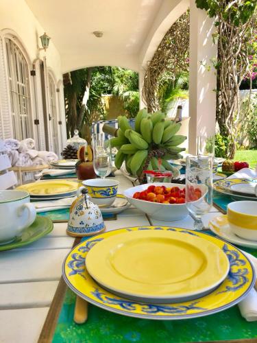 Mad i villaen eller i nærheden