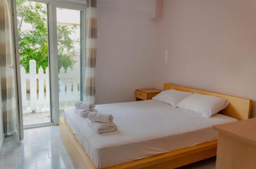 Кровать или кровати в номере Amaradios