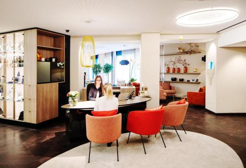 Kuchyň nebo kuchyňský kout v ubytování Grand Hotel Bregenz - MGallery Collection