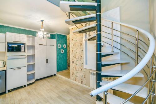 Η κουζίνα ή μικρή κουζίνα στο Apartment near Nizami street and Boulevard