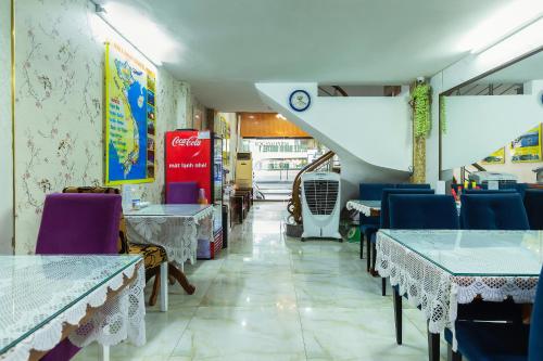 Zona de estar de Little Hanoi Hostel