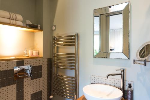 Ванная комната в Ferret Vigne - Villa Chambres d'Hôtes