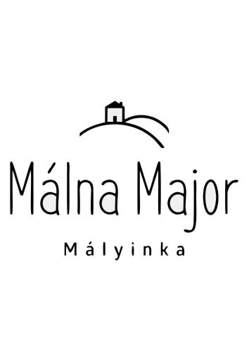 a sign that reads marina margarita mayrity at Málna Major in Mályinka