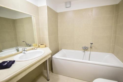 Koupelna v ubytování Guesthouse likoria