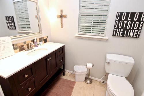 Un baño de Cabin on the Chute