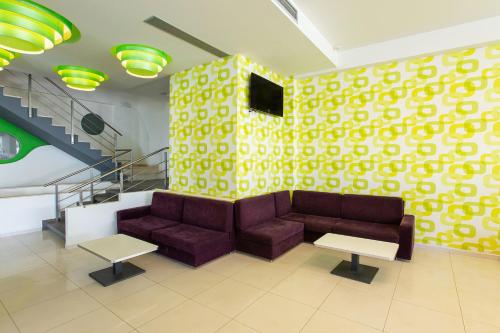Zona de estar de Hermes Hotel