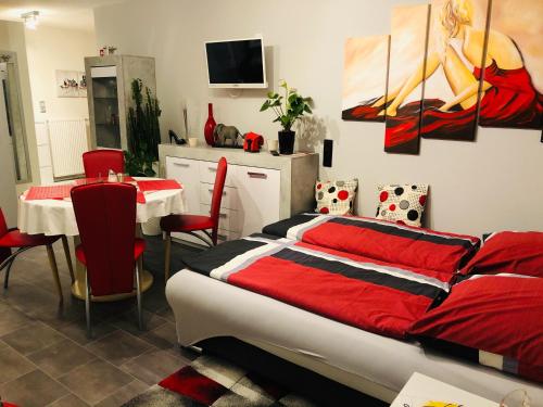 Postel nebo postele na pokoji v ubytování VIP Appartement