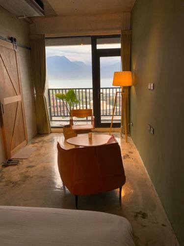 Nespecifikovaný výhled na hory nebo výhled na hory při pohledu z bed and breakfast