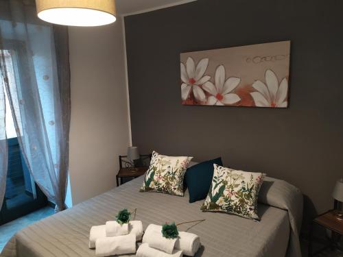 Ένα ή περισσότερα κρεβάτια σε δωμάτιο στο Casa vacanze Fede