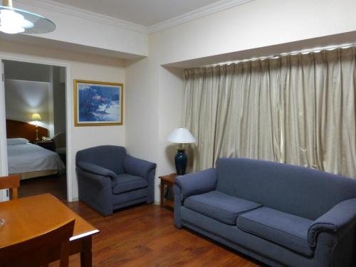 Χώρος καθιστικού στο Ruishi Hotel Dalian