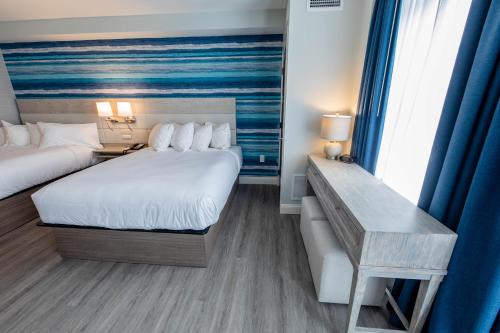 Postel nebo postele na pokoji v ubytování Hotel LBI