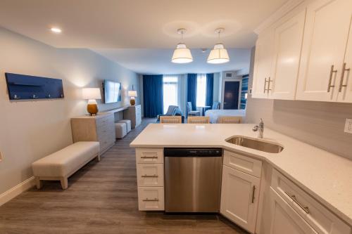 Kuchyň nebo kuchyňský kout v ubytování Hotel LBI