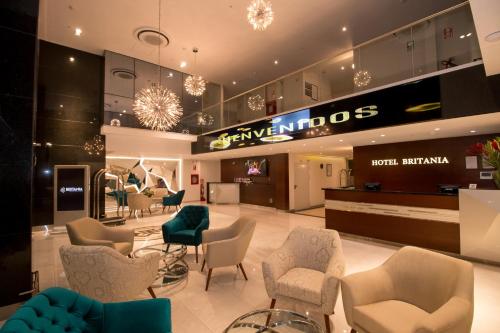 Χώρος καθιστικού στο Hotel Britania Crystal Collection