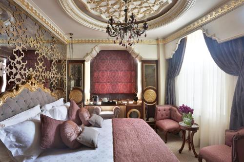 Posezení v ubytování Daru Sultan Hotels Galata