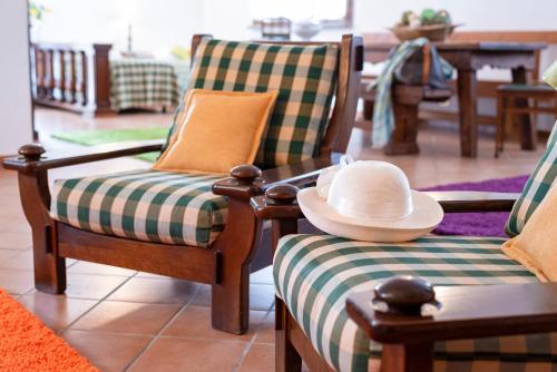 Ruang duduk di Agriturismo La Rombaia