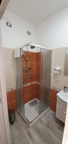 Koupelna v ubytování Castelvecchio B&B