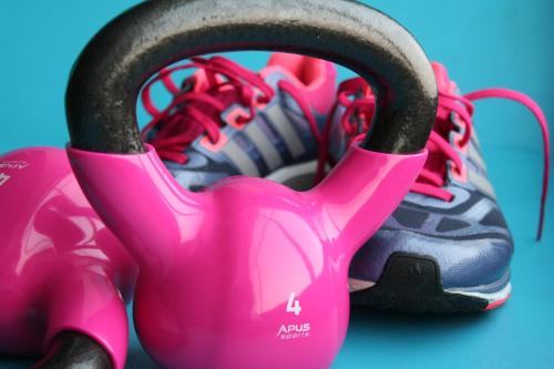 a close up of a pair of pink shoes at Ludvika Stadshotell in Ludvika