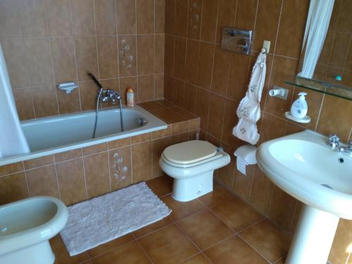 Koupelna v ubytování B&B Villa Le Palme Scalea