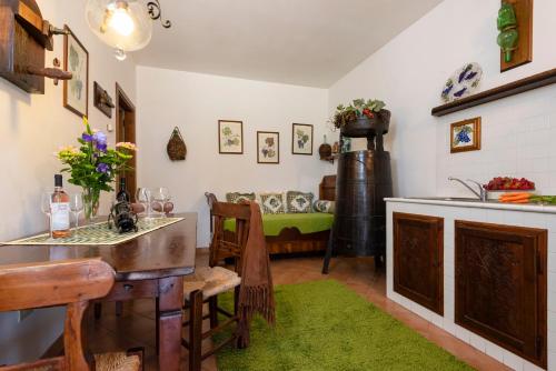 Ruang duduk di Agriturismo La Rombaia