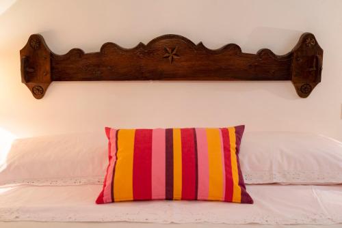 Katil atau katil-katil dalam bilik di Agriturismo La Rombaia