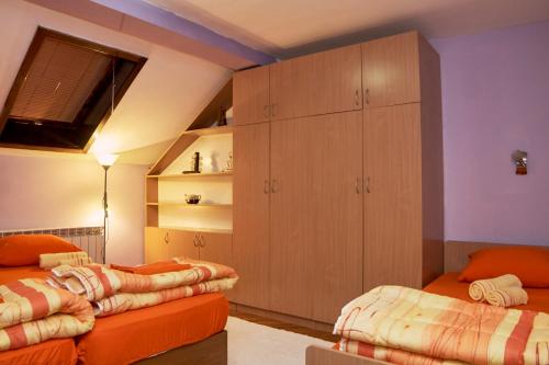 Cama o camas de una habitación en Laufer
