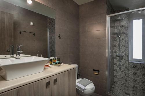 Kúpeľňa v ubytovaní Villa Roxanne