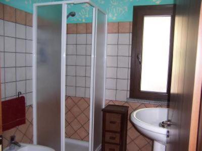 Et badeværelse på Villa Laura