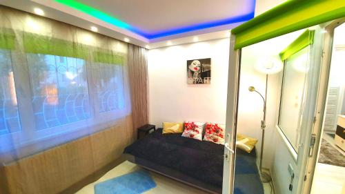 Гостиная зона в Luxury Paul apartment green, private & accessible