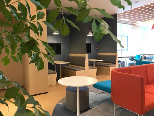 Un lugar para sentarse en Holiday Inn Express Hefei High Tech by IHG