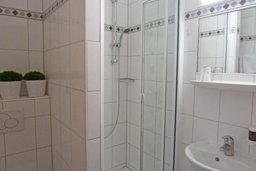 Bilik mandi di Landhotel Sulzbacher Hof