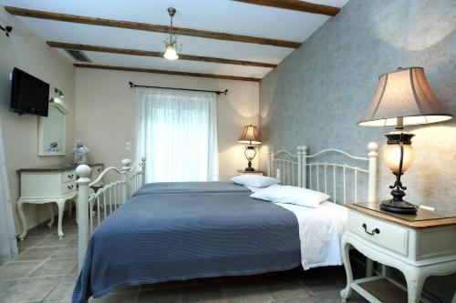Cama o camas de una habitación en Arenaria Leucadia