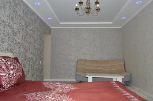 Кровать или кровати в номере Apartments in 8 mkr