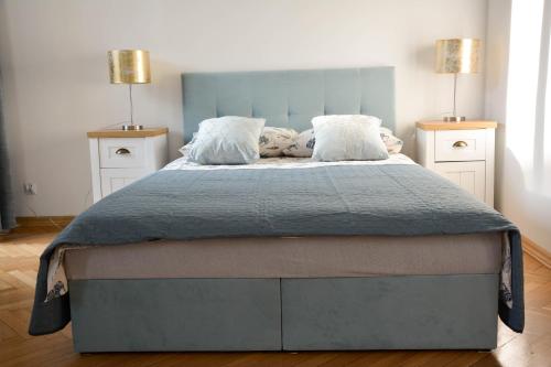 Apartament Basiaにあるベッド