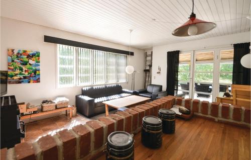 Posezení v ubytování Holiday Home Gyvelvej Ebeltoft Iii