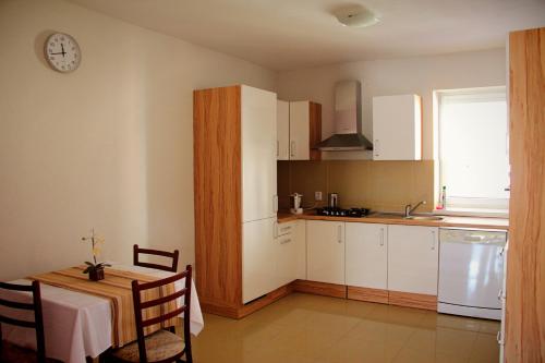 Köök või kööginurk majutusasutuses Vila Dravce