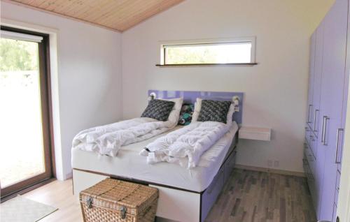 Ένα ή περισσότερα κρεβάτια σε δωμάτιο στο Holiday Home Barakvejen Jægerspris Ixx