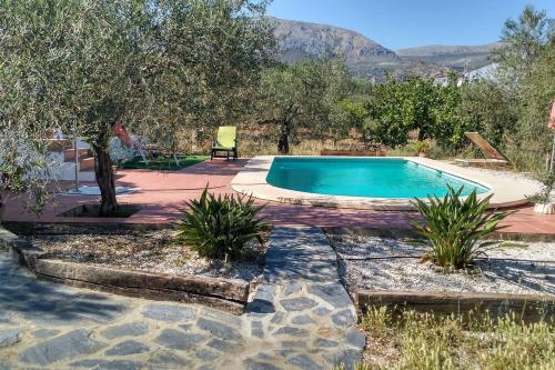 The swimming pool at or close to El olivar de Concha, Caminito del Rey