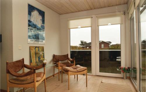 Posezení v ubytování Holiday Home Klittoften