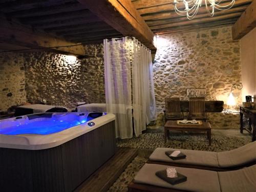 Spa at/o iba pang wellness facilities sa Hotel Logis - Chateau de Beauregard