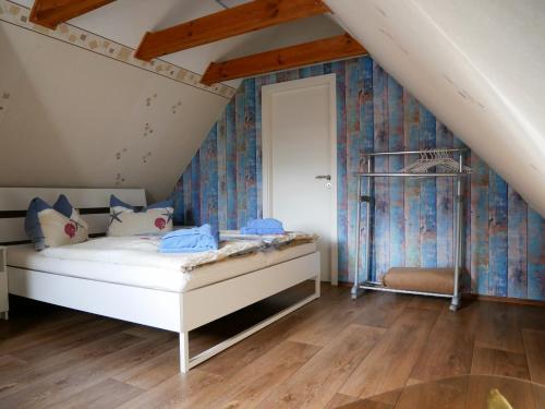 Posteľ alebo postele v izbe v ubytovaní Ferienhaus in Kuehlungsborn