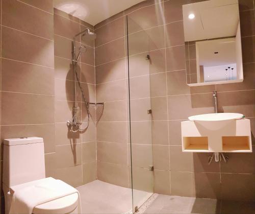 Ένα μπάνιο στο My Misto Homestay, Riverson Soho