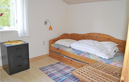 Katil atau katil-katil dalam bilik di Beautiful Home In Ribe With Wifi