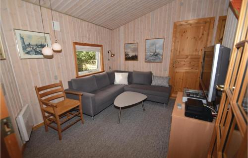 TV a/nebo společenská místnost v ubytování Holiday Home Fyrrevænget Blåvand