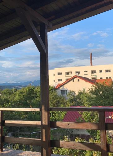a view from the balcony of a building at Casa B&D Residence in Deva