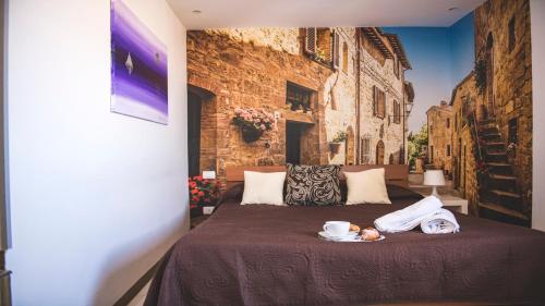 Llit o llits en una habitació de B&B Panoramic