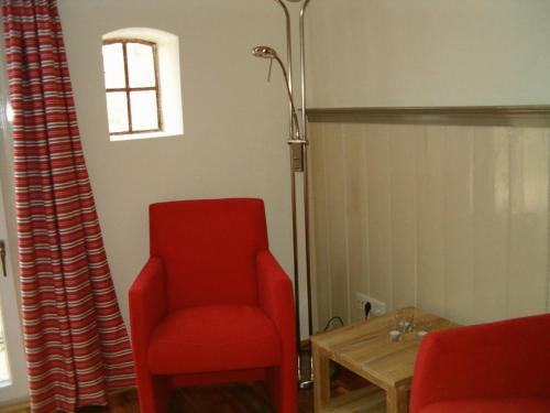 Χώρος καθιστικού στο Bed and Breakfast Annen